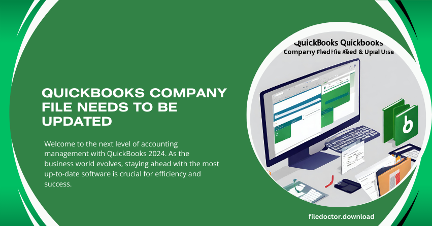 QuickBooks Company File Needs to be Updated